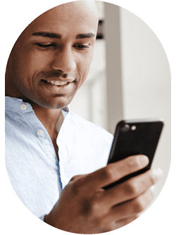 Person on phone